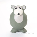 Forme d'animal Soft Dog Toy Toy Soft Squaky